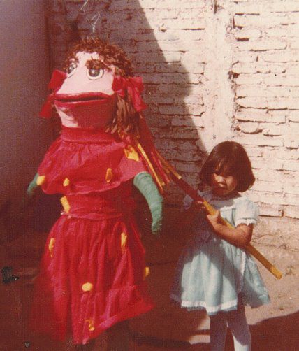 Laura Oldaker niña